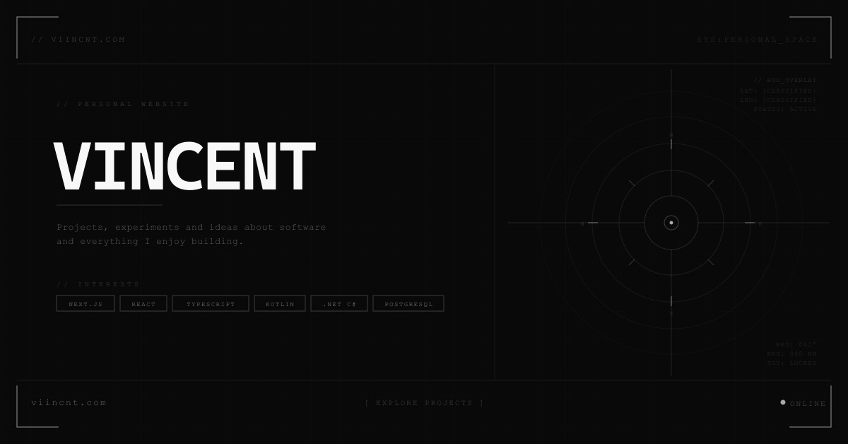 Vicente Matheus — Desenvolvedor Full Stack